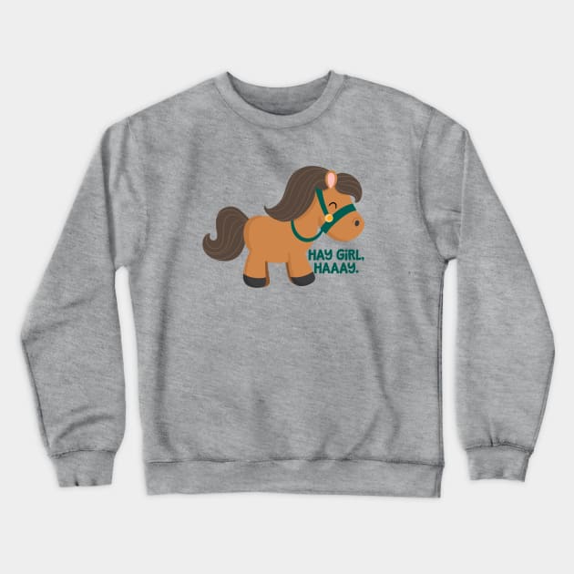 Rein It In A Little Crewneck Sweatshirt by FunUsualSuspects